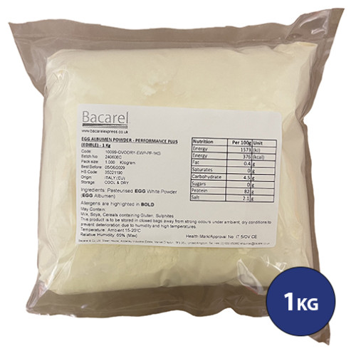 EGG ALBUMEN POWDER - PERFORMANCE PLUS (EDIBLE) - 1 Kg