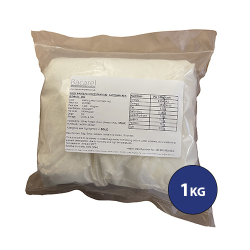 WHEY PROTEIN CONCENTRATE 80 - LACTOMIN 80 A (EDIBLE) - 1KG